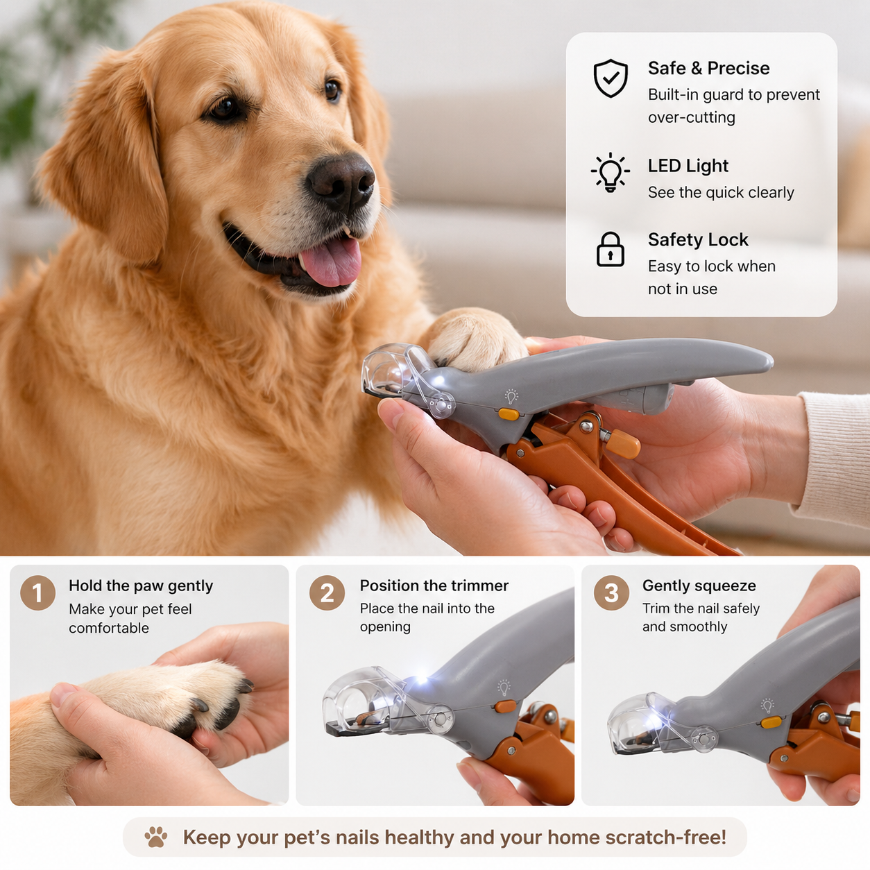 PetiCare™ - Smart pet nail clipper